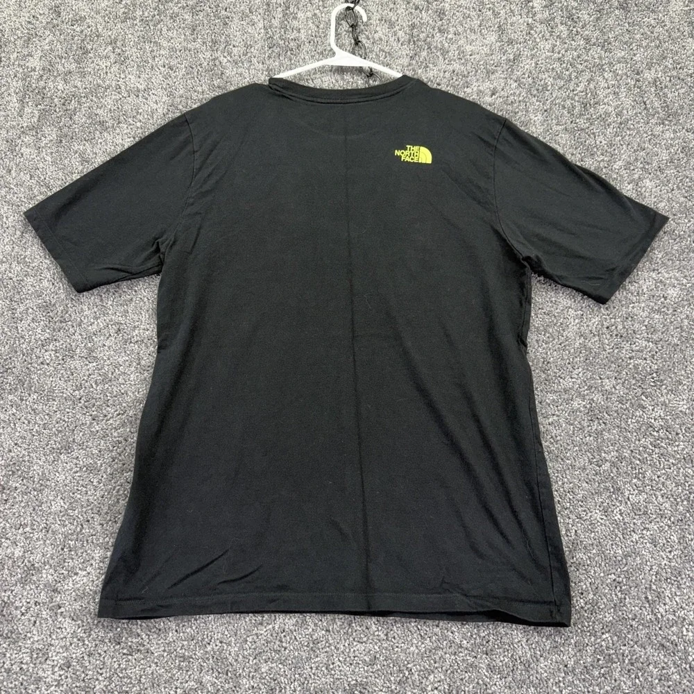The North Face Shirt Mens Large Black Short Sleeve Logo Graphic Tee Outdoor